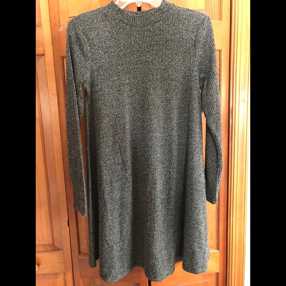 Small Mock Neck Swing Dress